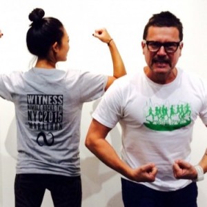 Keith Paine and Grace Shon show off their muscles on their Crowdrise fundraising page.